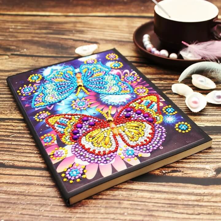 Butterfly Romance Diamond Painting Notebook