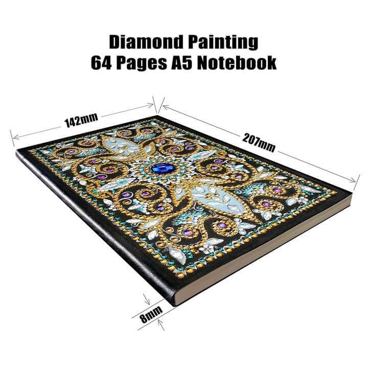 Azure Centerpiece Diamond Painting Notebook