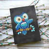 Blue Owl Diamond Painting Notebook