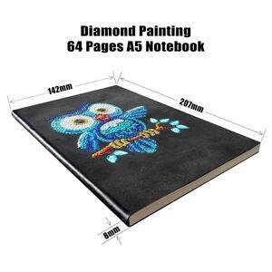 Blue Owl Diamond Painting Notebook