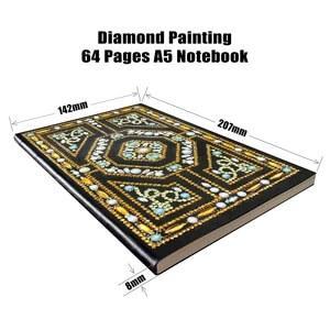 Gold Labyrinth Diamond Painting Notebook