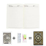 Gold Labyrinth Diamond Painting Notebook