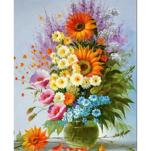 Sunflowers Bouquet-5D DIY Diamond Painting , Diamond Painting kit