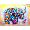 Colorful Elephant-5D DIY Diamond Painting , Diamond Painting kit