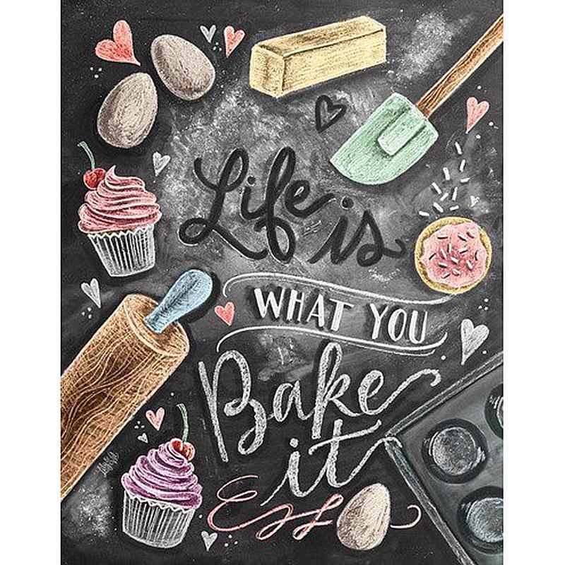 Life is What You Bake it-5D DIY Diamond Painting , Diamond Painting kit