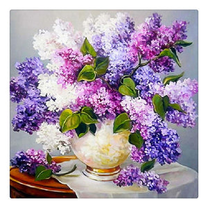 Hydrangea In Vase-5D DIY Diamond Painting , Diamond Painting kit