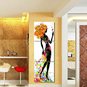 Flowers Fairy-5D DIY Diamond Painting , Diamond Painting kit