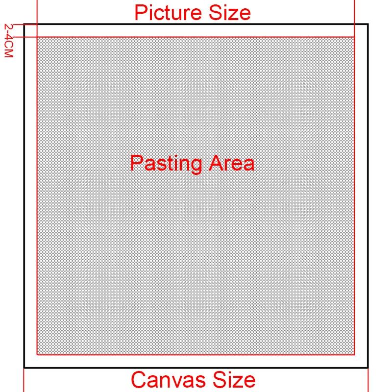 Blank Grid Premium Adhesive Canvas-5D DIY Diamond Painting , Diamond Painting kit