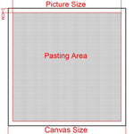 Blank Grid Premium Adhesive Canvas-5D DIY Diamond Painting , Diamond Painting kit