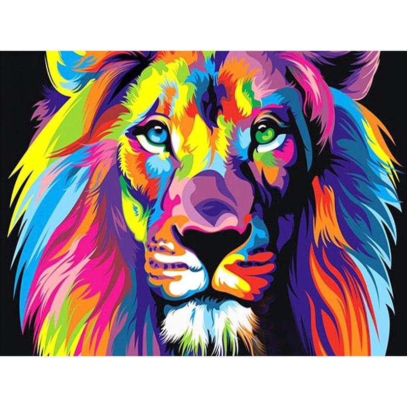 Colorful Lion