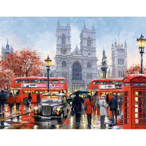 Rainy London-5D DIY Diamond Painting , Diamond Painting kit