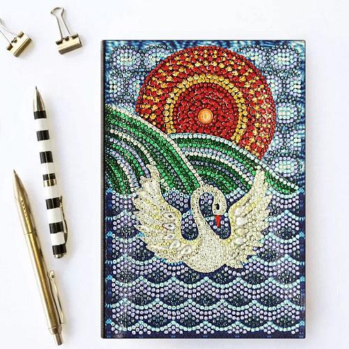 Swan Diamond Painting Notebook