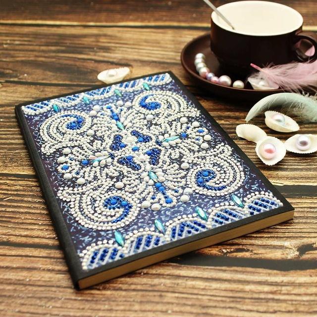 Shades Of Blue Diamond Painting Notebook